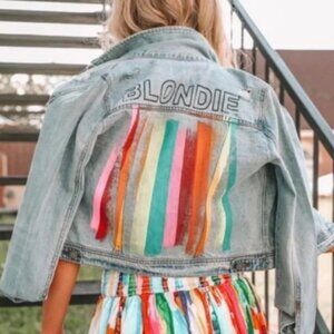 Women's Multicolor Denim Jacket